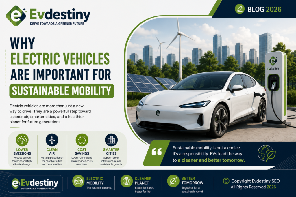 Why electric vehicles are important for sustainable mobility and a cleaner future
