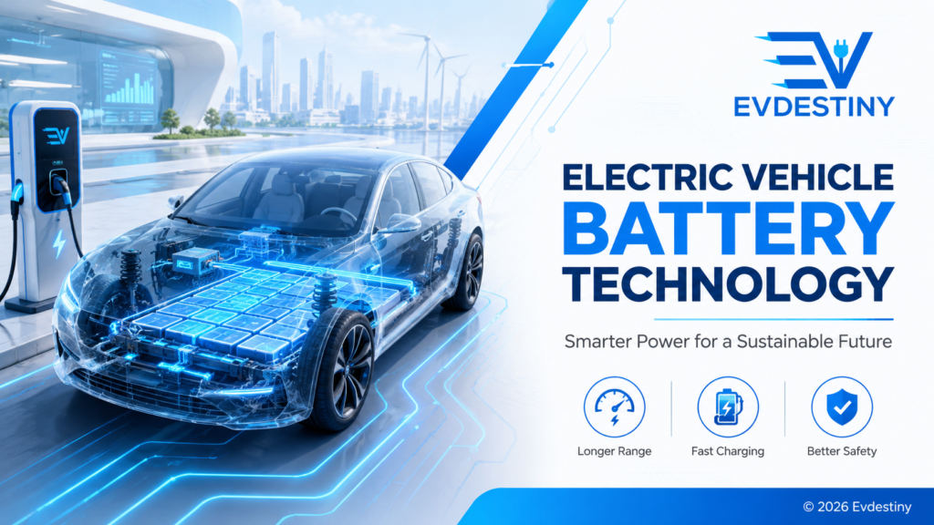 Smart electric car battery technology powering sustainable and efficient future transportation.