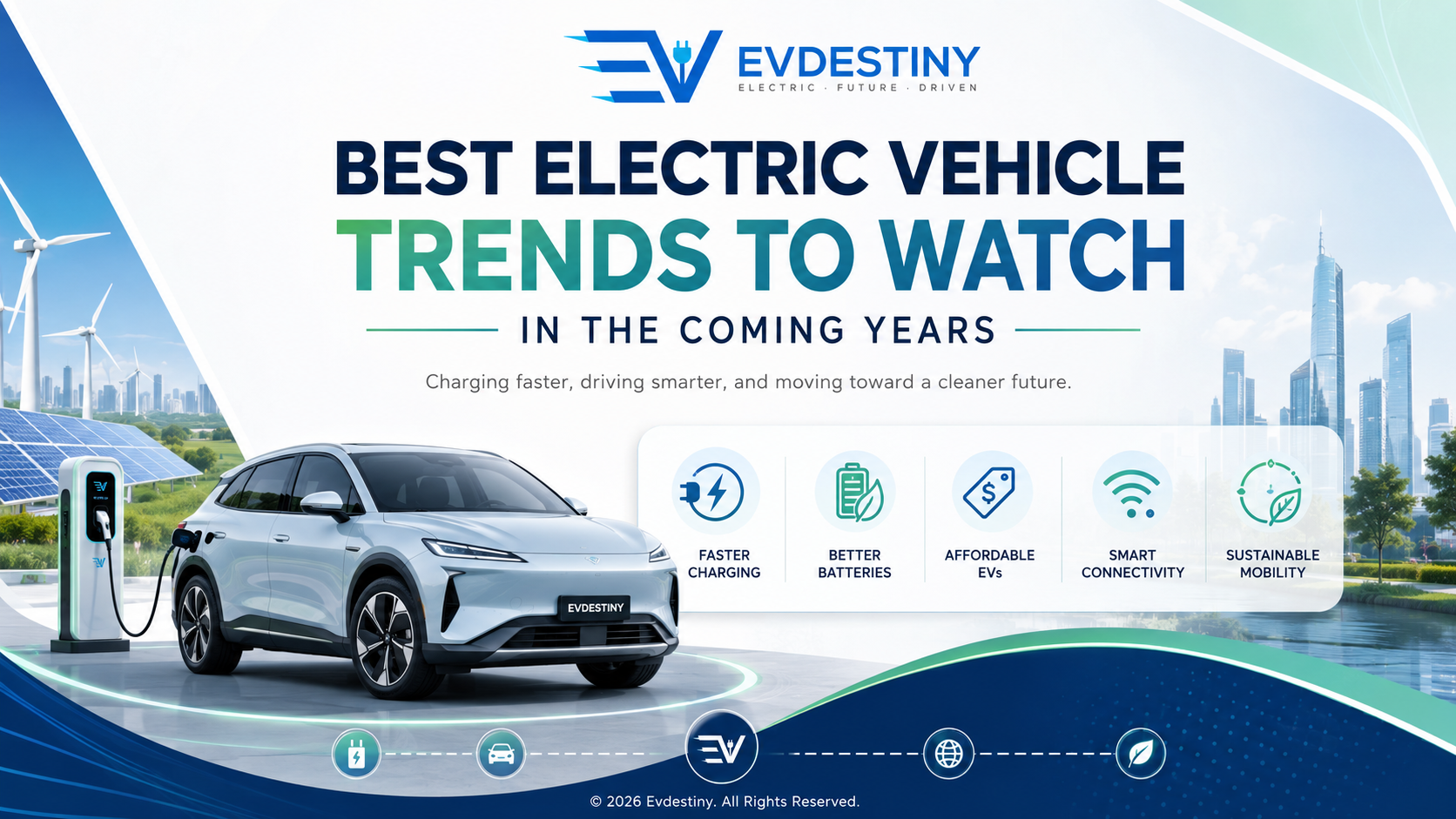 Electric vehicle with renewable energy, smart connectivity, and eco-friendly transportation future